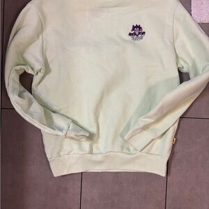 Golf wang + tyler the creator Men's light green crew with Embroidered jester